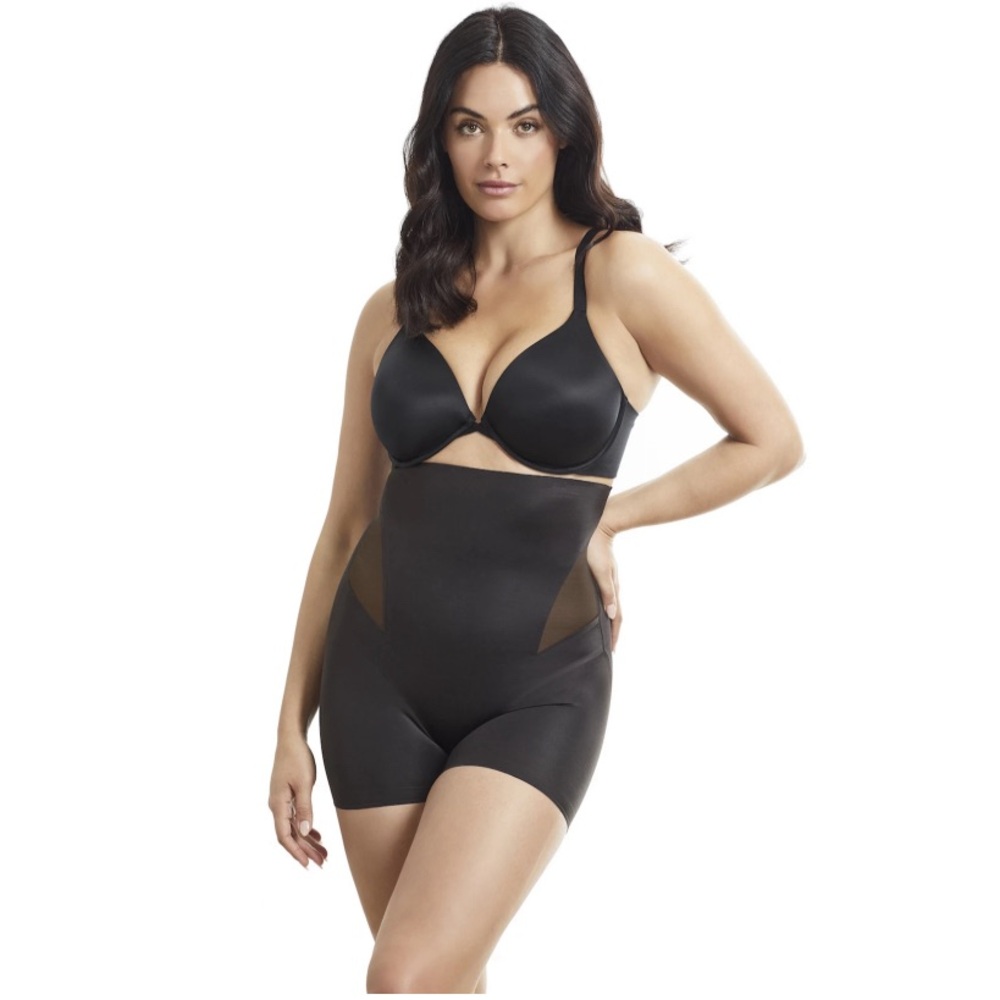 Naomi & Nicole Contour Hi Waist Boyshort Ultra-Firm Control Shapewear M NWT